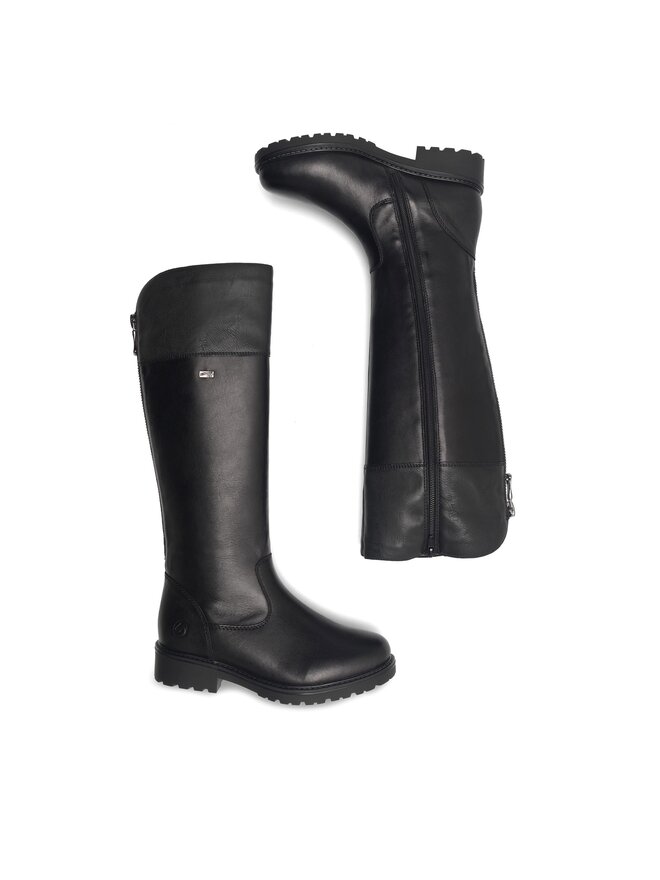 Remonte Kozačky Remonte R6581-04 Černá
