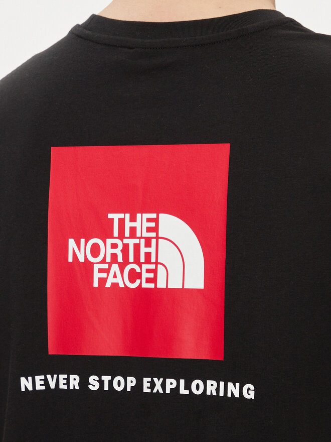 The North Face The North Face Marškinėliai Redbox NF0A87NP Juoda Regular Fit