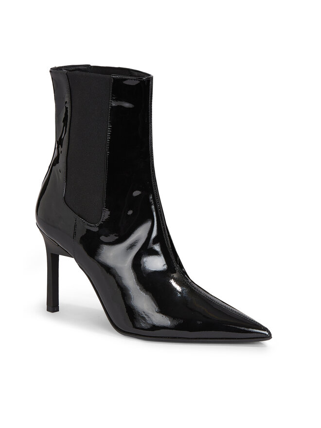 Calvin Klein Botines Calvin Klein Geo Stiletto Chelsea Boot 90-Pat HW0HW01809 Negro