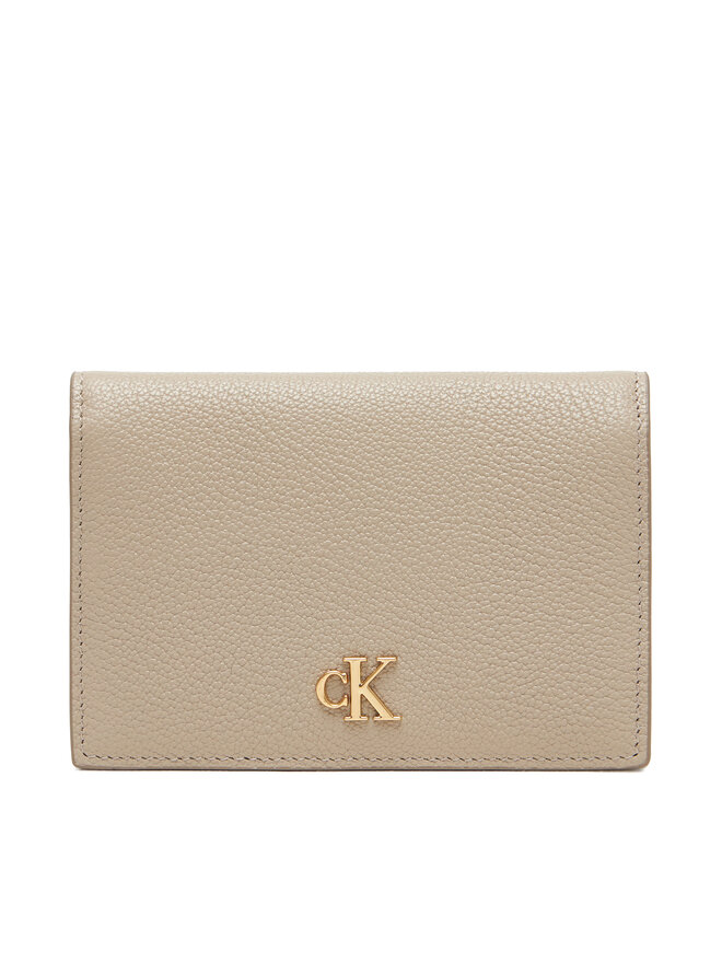 Calvin Klein Θήκη πιστωτικών καρτών Calvin Klein Min Monogram 6cc Flap Cardcase LV04F1063G Καφέ