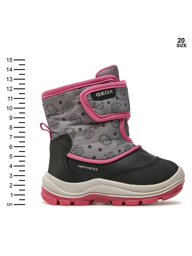 Geox Schneeschuhe Geox B Flanfil Girl B Abx B263WG 0BCMN C9235 M Schwarz