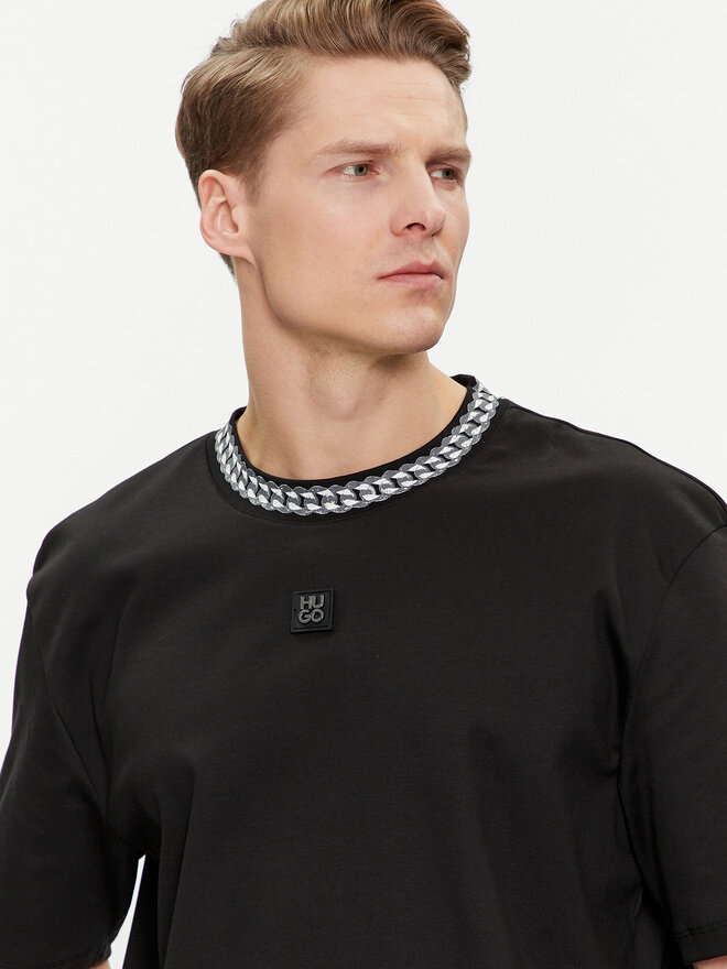 HUGO HUGO Camiseta 50510035 Negro Relaxed Fit