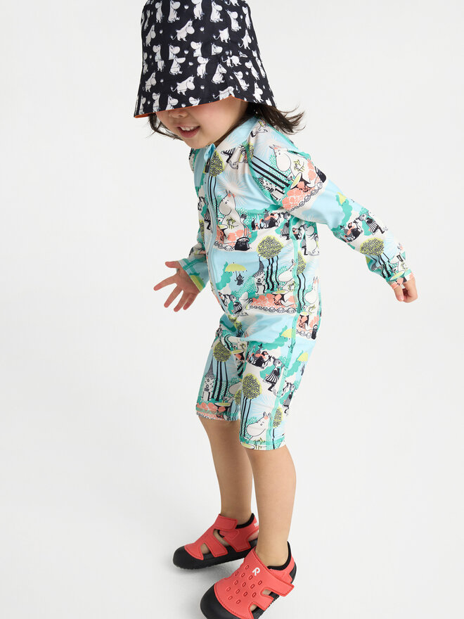 Reima Капелюх Reima Bucket Moomin Svalka 5300268A Чорний