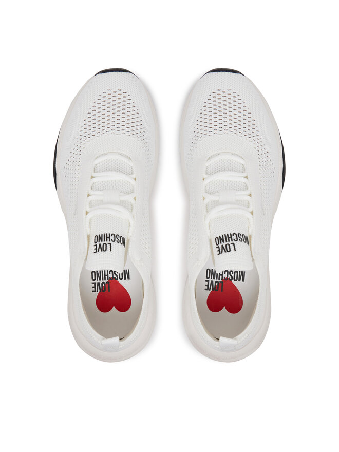 LOVE MOSCHINO Sneakersy LOVE MOSCHINO JA15485G0MIYZ100 Biały