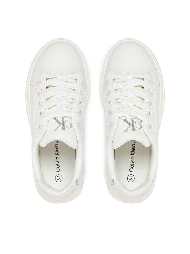Calvin Klein Jeans Сникърси Calvin Klein Jeans Low Cut Lace-Up V3A9-82023-1439A M Бял