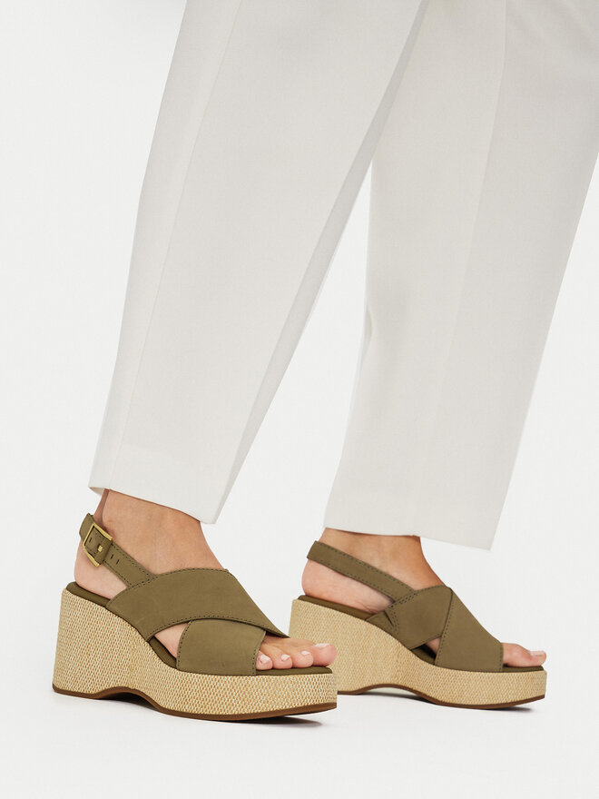 Clarks Sandale Clarks Manon Wish 26176302 Verde