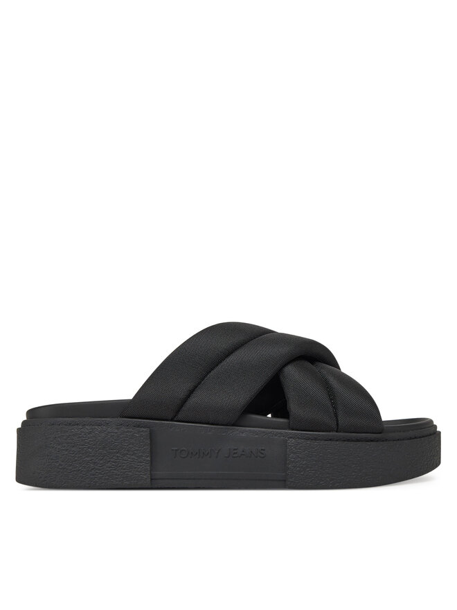 Tommy Jeans Klapki Tommy Jeans Tjw Flatform Sandal EN0EN02775 Czarny