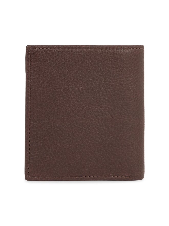 Tommy Hilfiger Pánska peňaženka Tommy Hilfiger Th Corp Leather Trifold AM0AM11597 Hnedá
