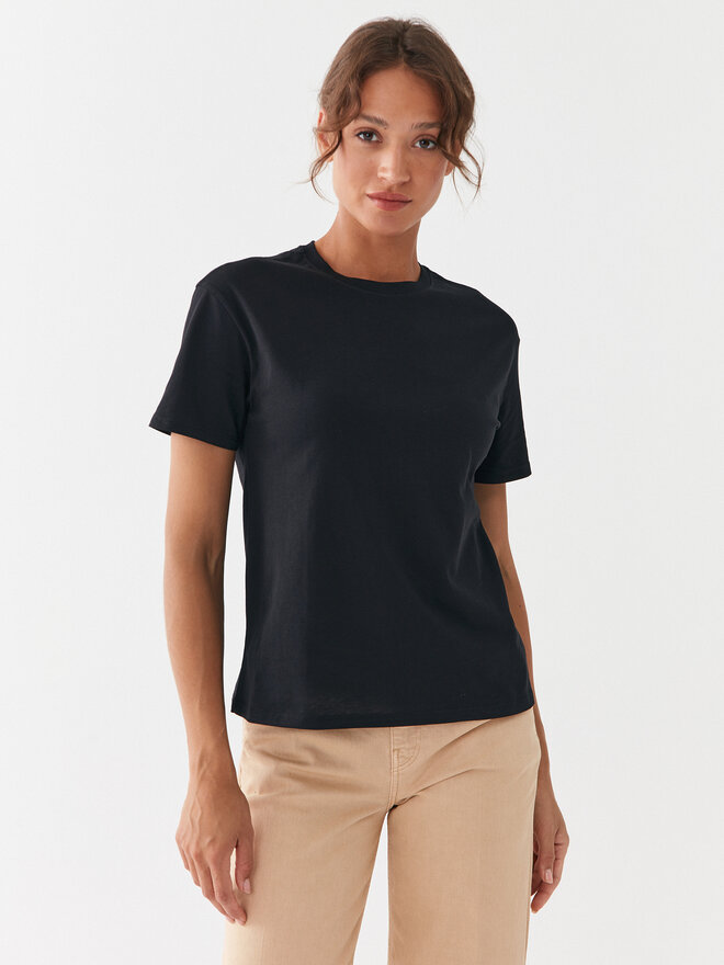 United Colors Of Benetton United Colors Of Benetton Marškinėliai 3096D102O Juoda Regular Fit