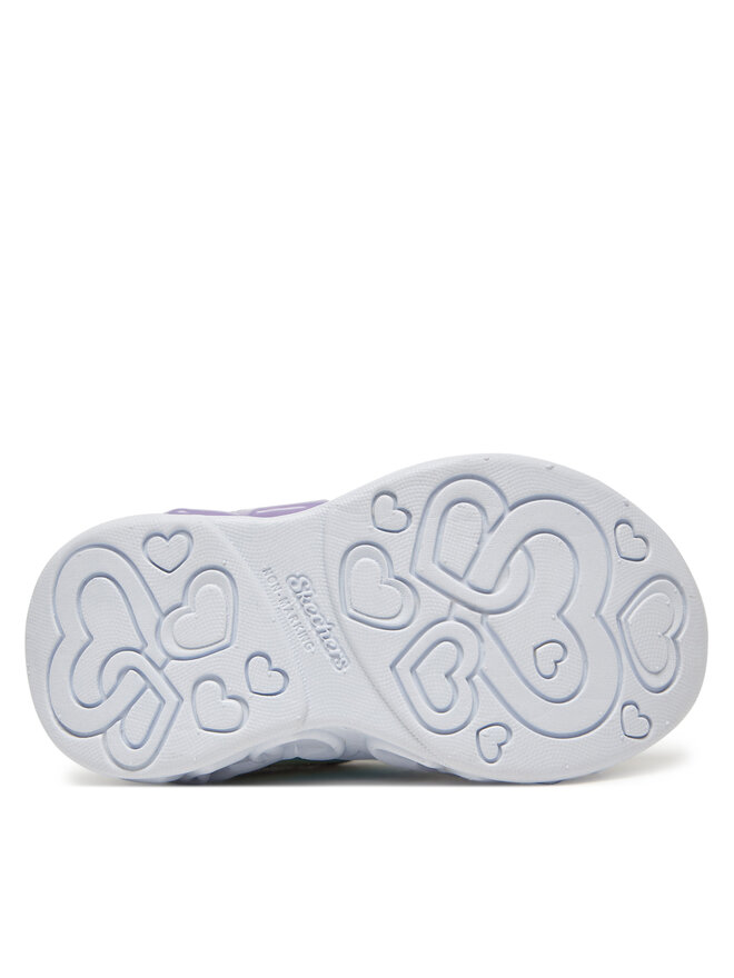 Skechers Снікерcи Skechers Infinite Heart Lights-Eternal Shimmer 303755N/SMLT Срібний