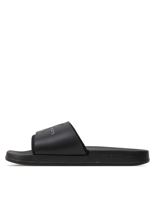 Calvin Klein Jeans Παντόφλες Calvin Klein Jeans Slide Monogram Tpu Ml Wn YW0YW00585 Μαύρο