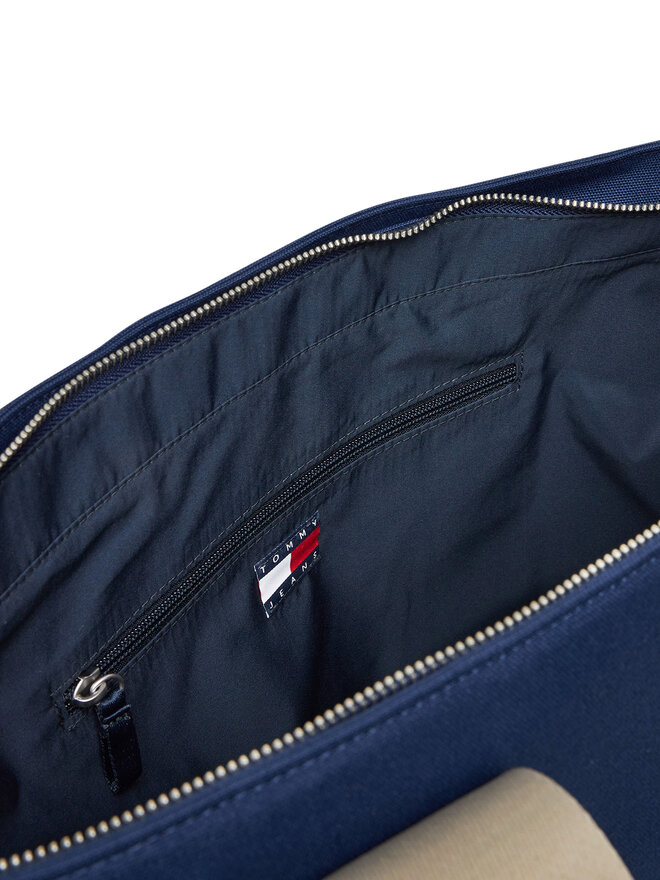 Tommy Jeans Táska Tommy Jeans Tjm Retro Cool Tote AM0AM13278 Sötétkék