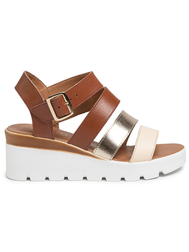 Edeo Sandalen Edeo 3559-T1/T3/T2 Braun