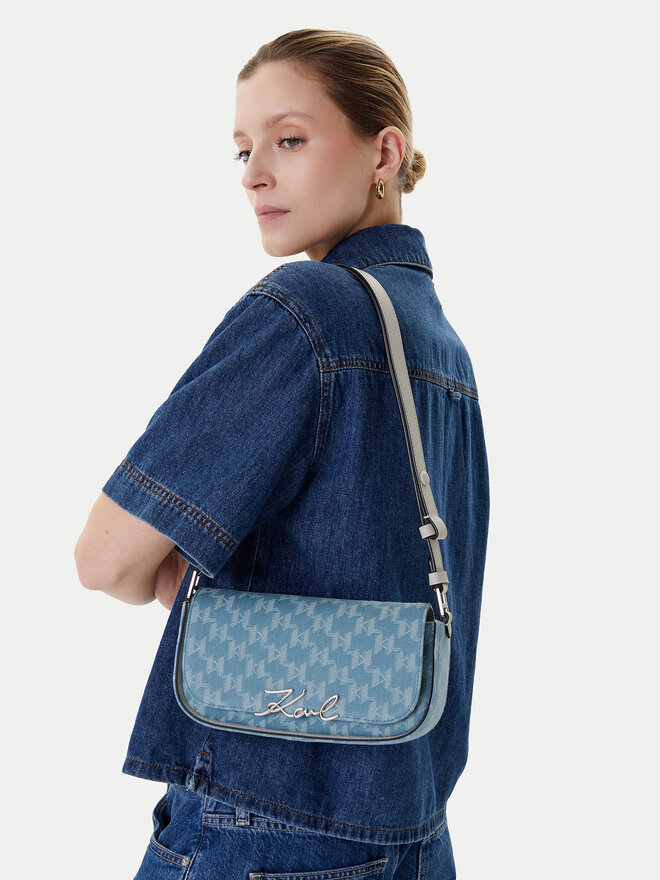KARL LAGERFELD Handtasche KARL LAGERFELD A2W30196 Himmelblau