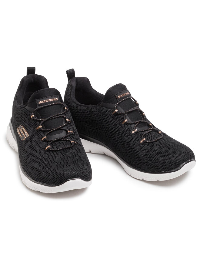 Skechers Snīkeri Skechers Leopard Spot 149037/BKRG Melns