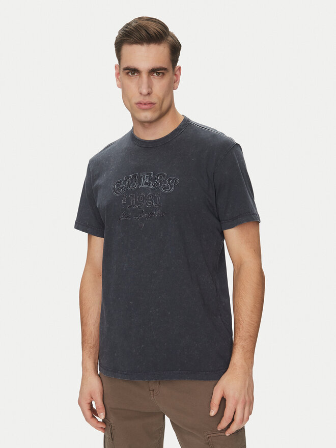 Guess Guess T-Shirt M5GI14 K8FQ4 Σκούρο μπλε Regular Fit