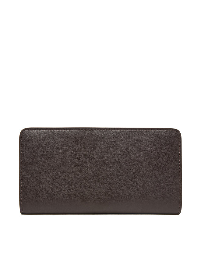 Calvin Klein Geldbörse Calvin Klein Foil Logo Passport Longfold LV04F1205G Braun