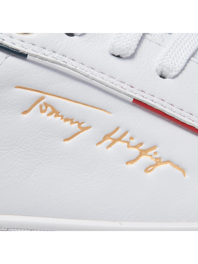 Tommy Hilfiger Sneakers Tommy Hilfiger Signature Sneaker FW0FW05910 Weiß
