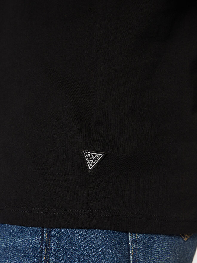 Guess Guess T-Shirt M5RI62 K9RM1 Μαύρο Regular Fit