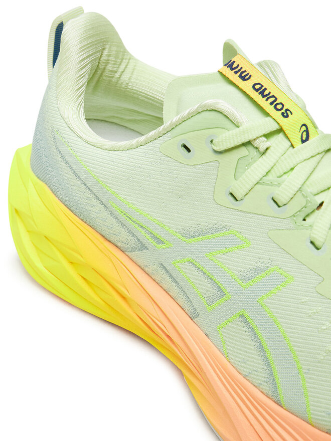 Asics Buty do biegania Asics Novablast 4 Paris 1011B955 Zielony