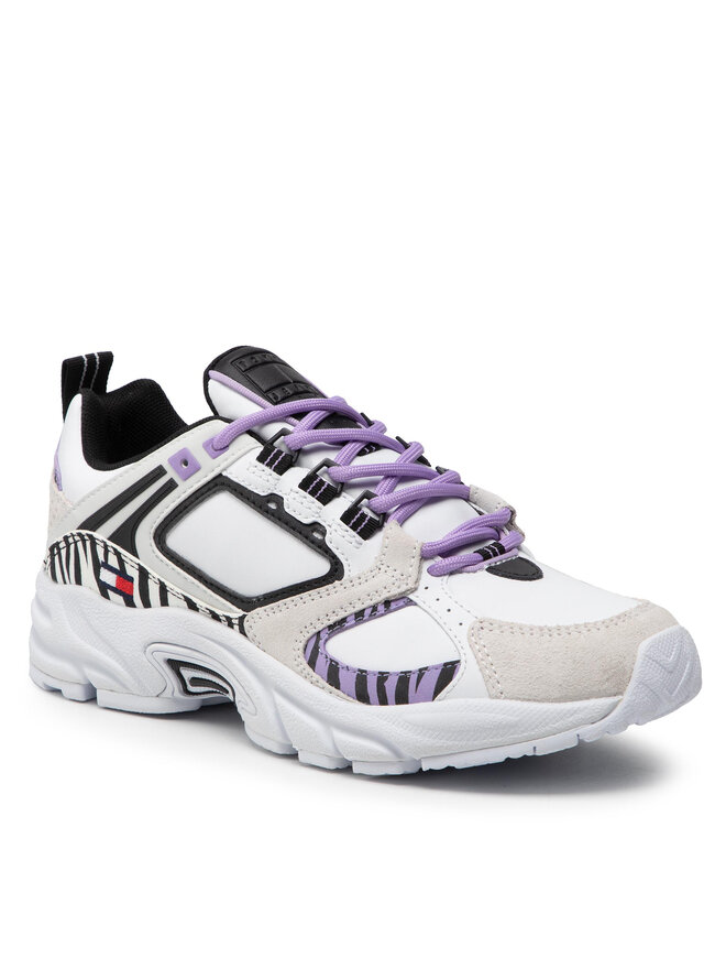 Tommy Jeans Сникърси Tommy Jeans Archive Wild Animal Runner EN0EN01646 Бял