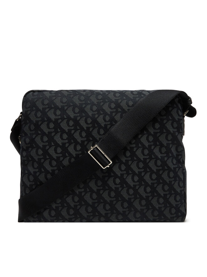 Calvin Klein Jeans Плоска сумка Calvin Klein Jeans Unstructured Monogram Flight Bag LV04G3097G Чорний