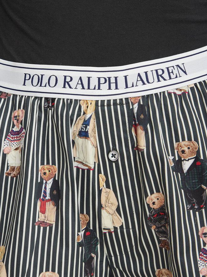 Polo Ralph Lauren Polo Ralph Lauren Pyjamashorts 4P0119 Schwarz Relaxed Fit