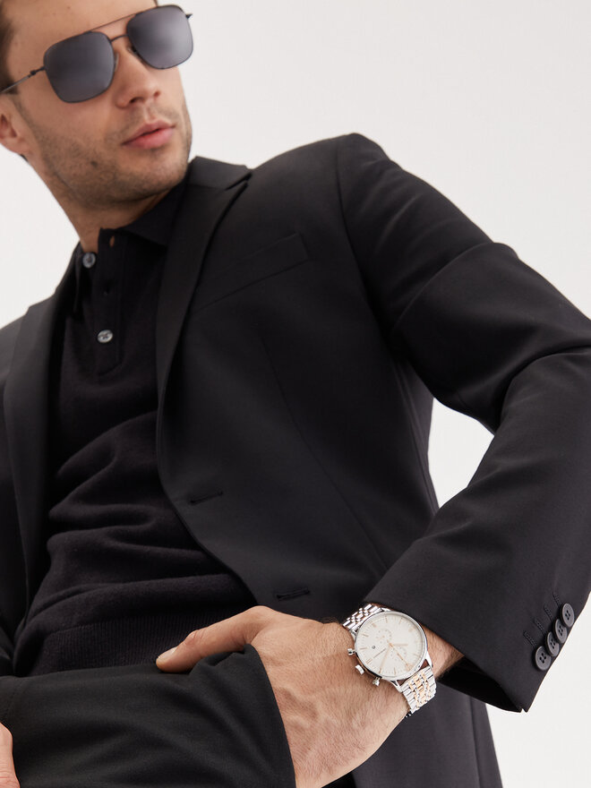Emporio Armani Zegarek Emporio Armani AR0399 Srebrny