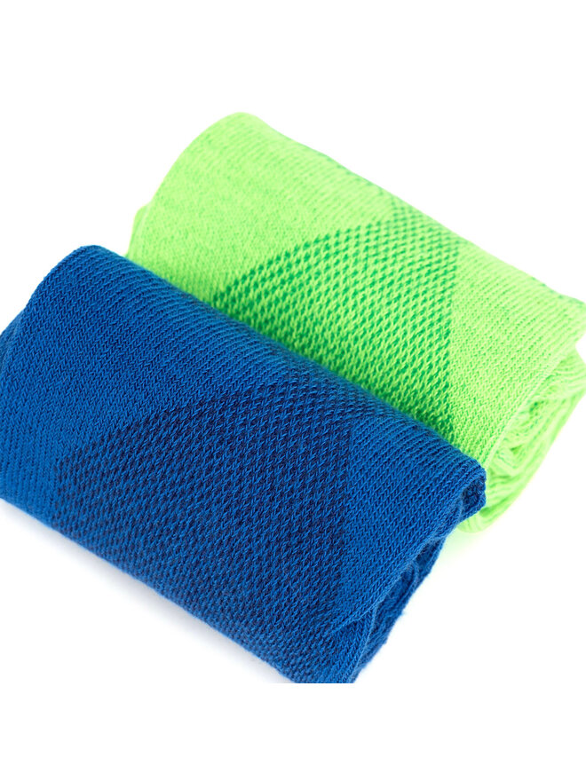 Reebok Set di 2 paia di calzini corti unisex Reebok R0403-SS24 (2-pack) Blu