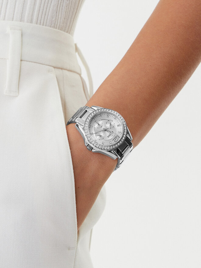 Fossil Orologio Fossil Riley ES3202 Argento