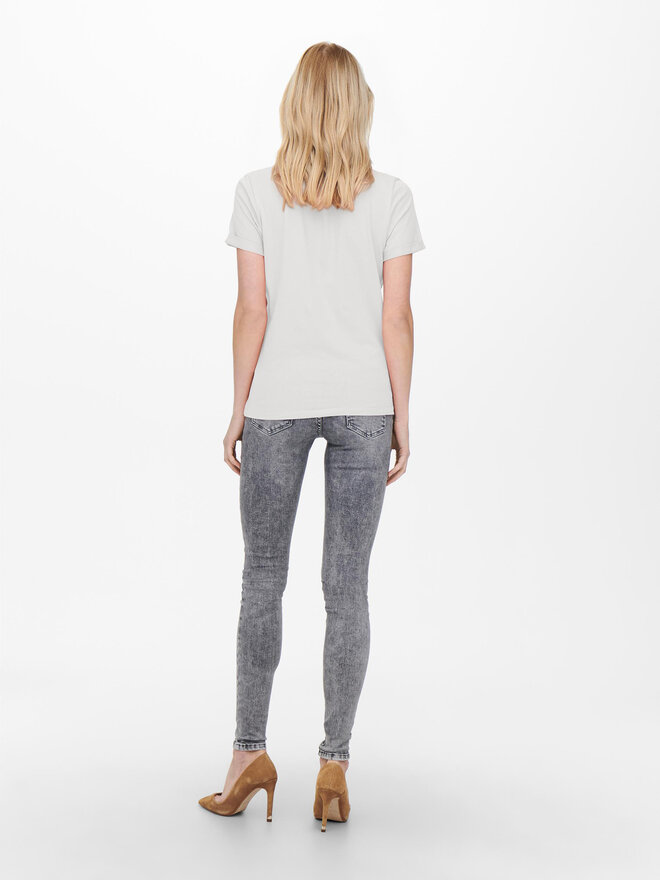 ONLY ONLY Camiseta Kita 15244714 Blanco Regular Fit