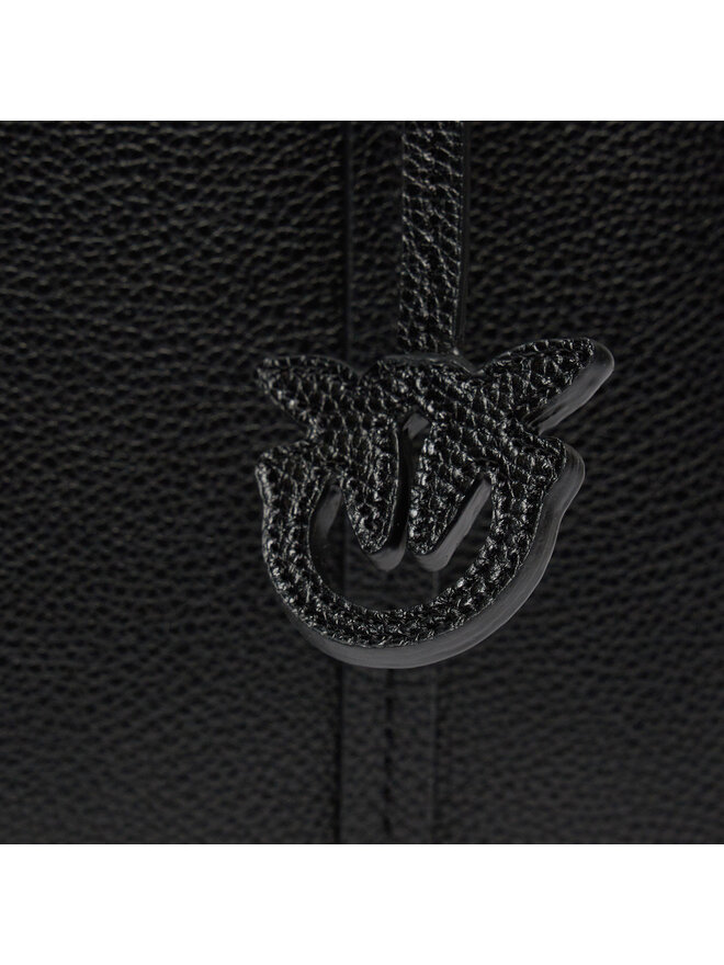 PINKO Handtasche PINKO Carrie Shopper Classic PE 24 PLTT 102833 A1LF Schwarz