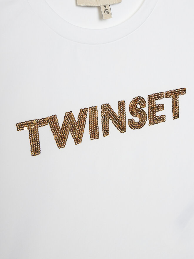 TWINSET TWINSET T-Shirt 251GJ2537 Weiß Regular Fit