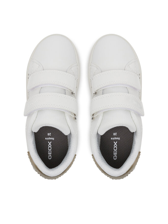 Geox Sneakersy Geox J Eclyper J55LRA 000BC C0588 S Biały