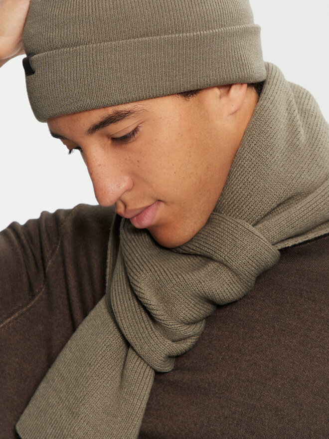 Jack & Jones Набір Шарф і Шапка Jack & Jones 12163827 Зелений