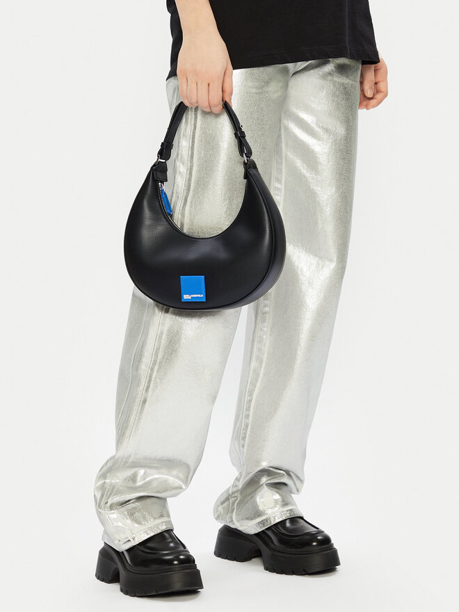 Karl Lagerfeld Jeans Ročna torba Karl Lagerfeld Jeans A1W30002 Črna