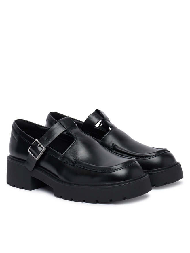 Calvin Klein Slipper Calvin Klein Chunky Loafer Tbar Pol Lth HW0HW03046 Schwarz