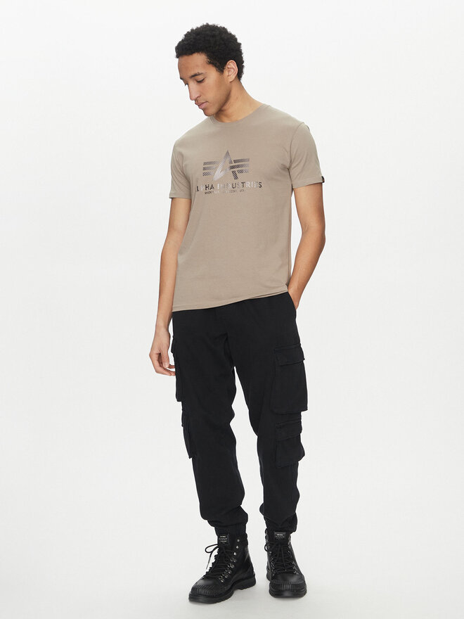 Alpha Industries Alpha Industries Camiseta Basic 100501 Beis Regular Fit