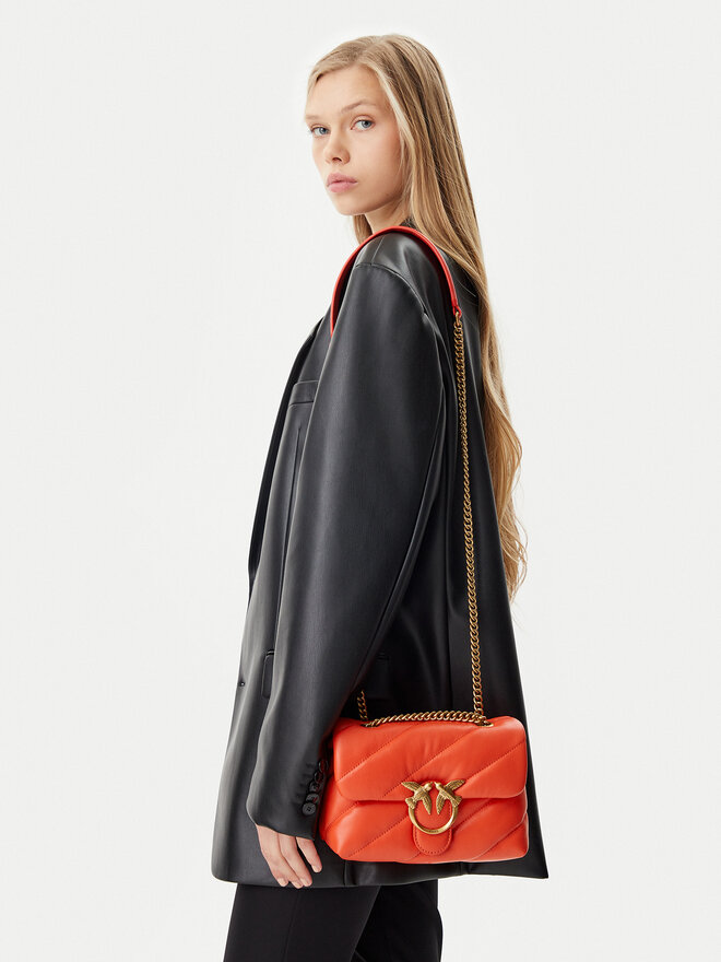 PINKO Bolso PINKO Love Puff Mini Cl PE 25 PLTT 100039 A0F2 Naranja