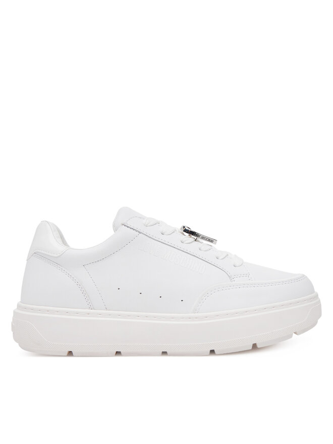 LOVE MOSCHINO Sneakersy LOVE MOSCHINO JA15214G1MIA410A Biały