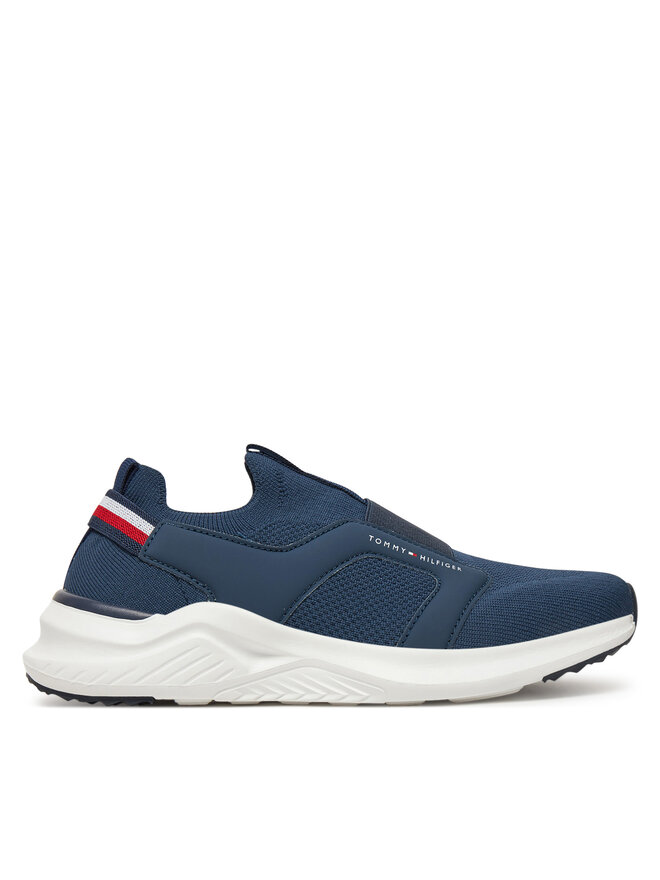 Tommy Hilfiger Sneakersy Tommy Hilfiger T3X9-33880-1219800 Granatowy