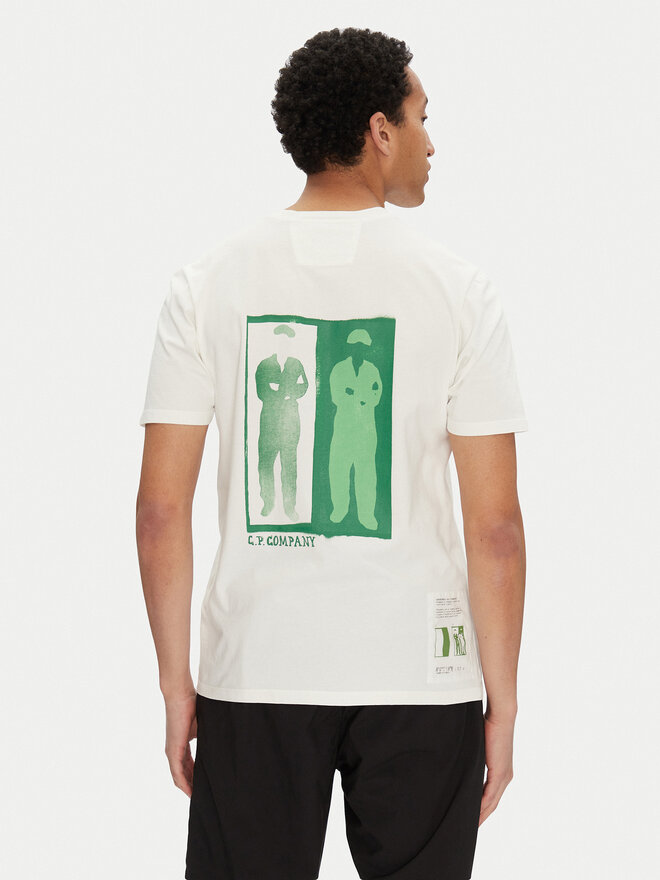 C.P. Company C.P. Company Camiseta 18CMTS307A005431G Blanco Regular Fit