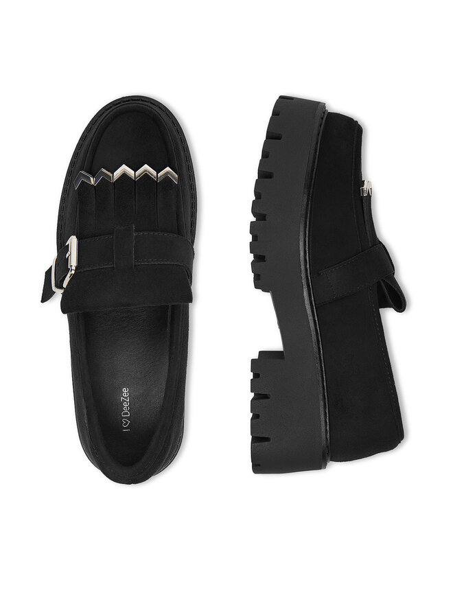 DeeZee Loafersy DeeZee CEO-HY6688001-1 Czarny
