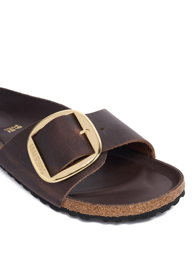 Birkenstock Шльопанці Birkenstock Madrid Big Buckle 1032914 Темно-коричневий