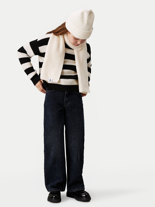 Calvin Klein Jeans Набір Шарф і Шапка Calvin Klein Jeans IU0IU00638 Écru