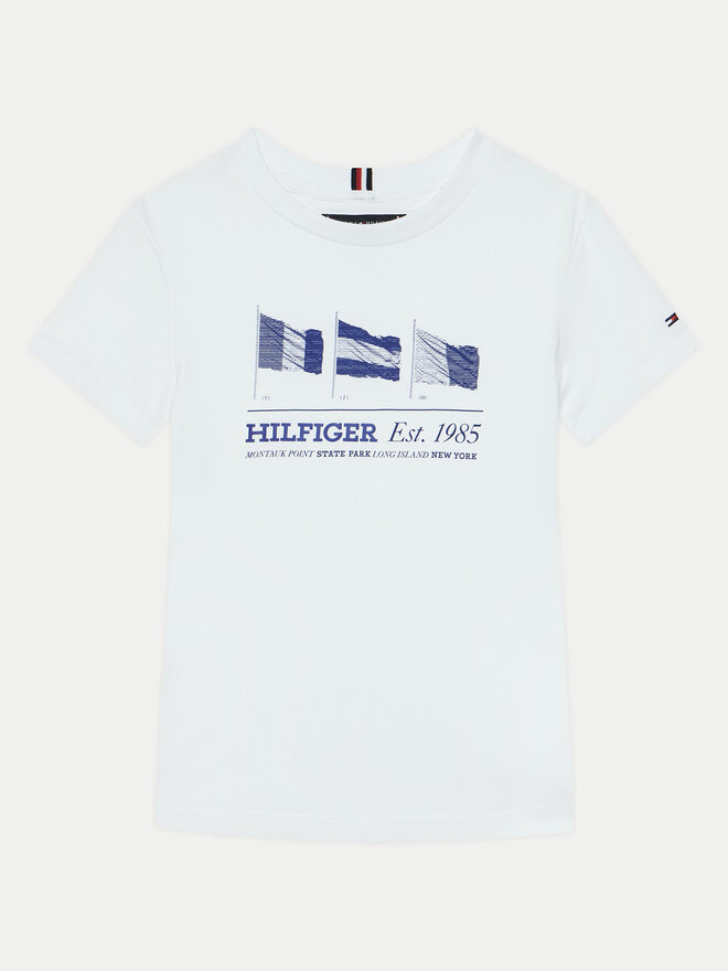 Tommy Hilfiger Tommy Hilfiger Marškinėliai KB0KB09350 M Balta Regular Fit