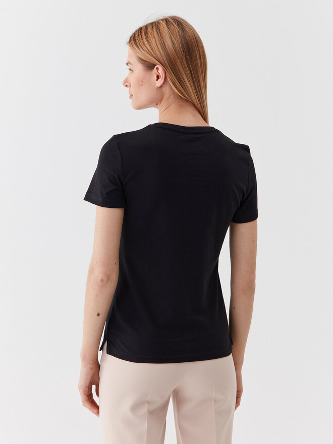 Guess Guess Marškinėliai W1YI1B I3Z14 Juoda Slim Fit