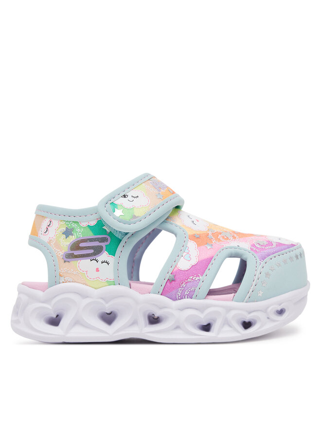 Skechers Sandály Skechers Heart Lights Sandals-Cutie Clouds 302977N/TQMT Tyrkysová