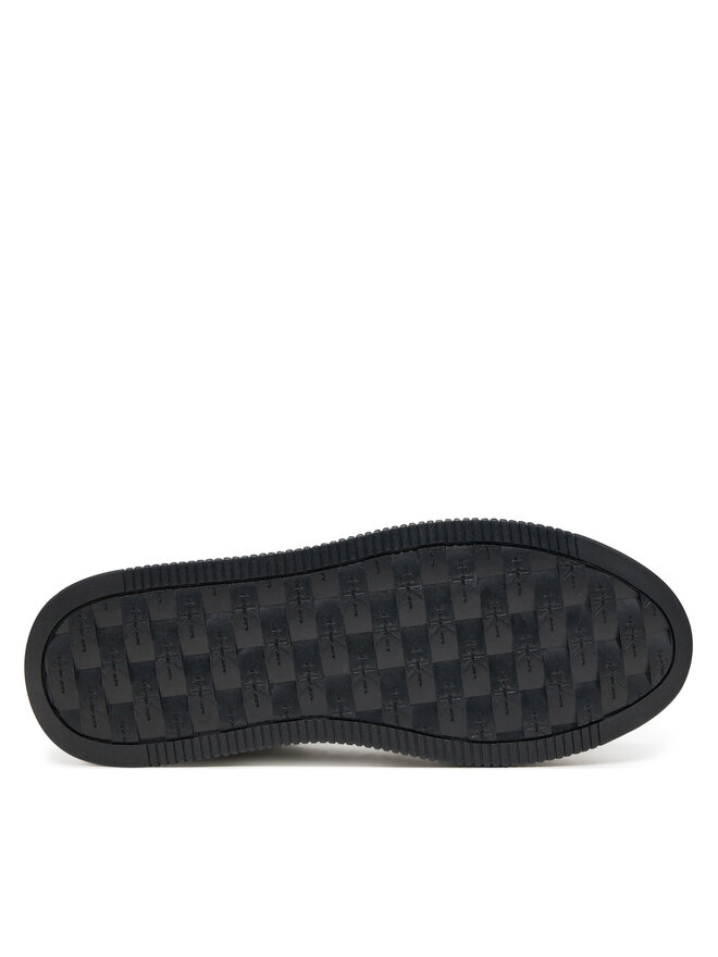 Calvin Klein Jeans Sneakersy Calvin Klein Jeans Bold Flatf Low Lace Mix YW0YW01742 Biały