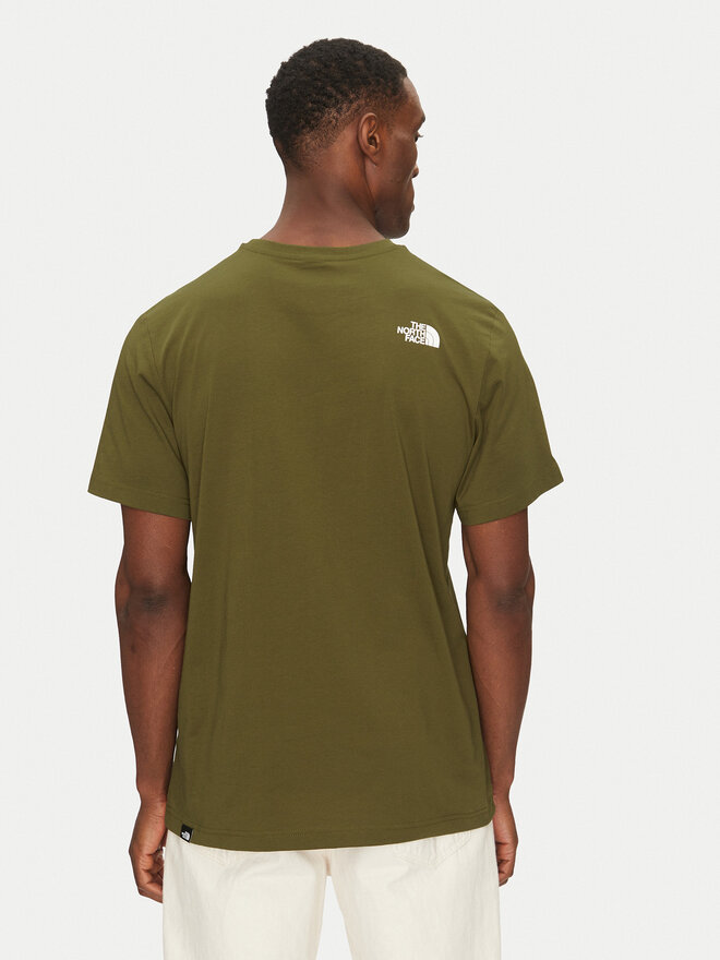 The North Face The North Face Marškinėliai Easy NF0A8A6C Žalia Regular Fit